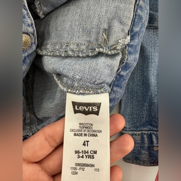 LEVI’S Denim Jacket Size-4T - Picture 5 of 6
